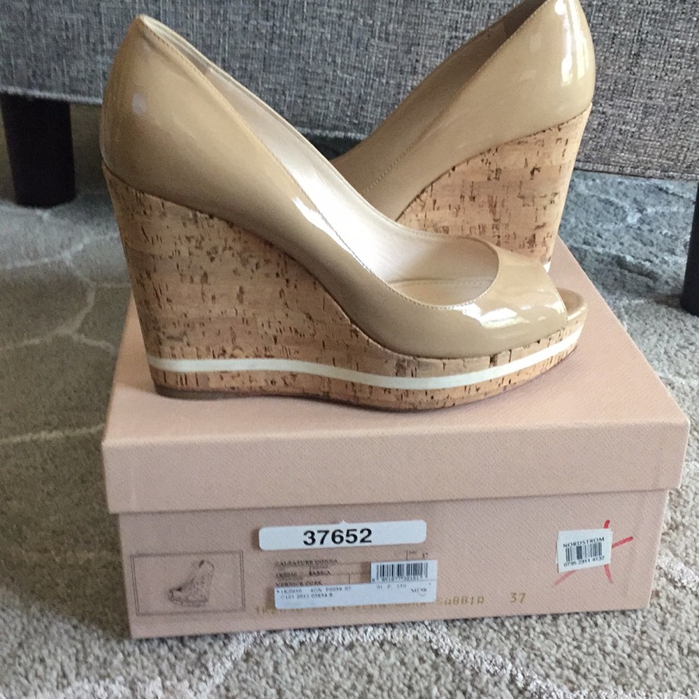 Prada wedges